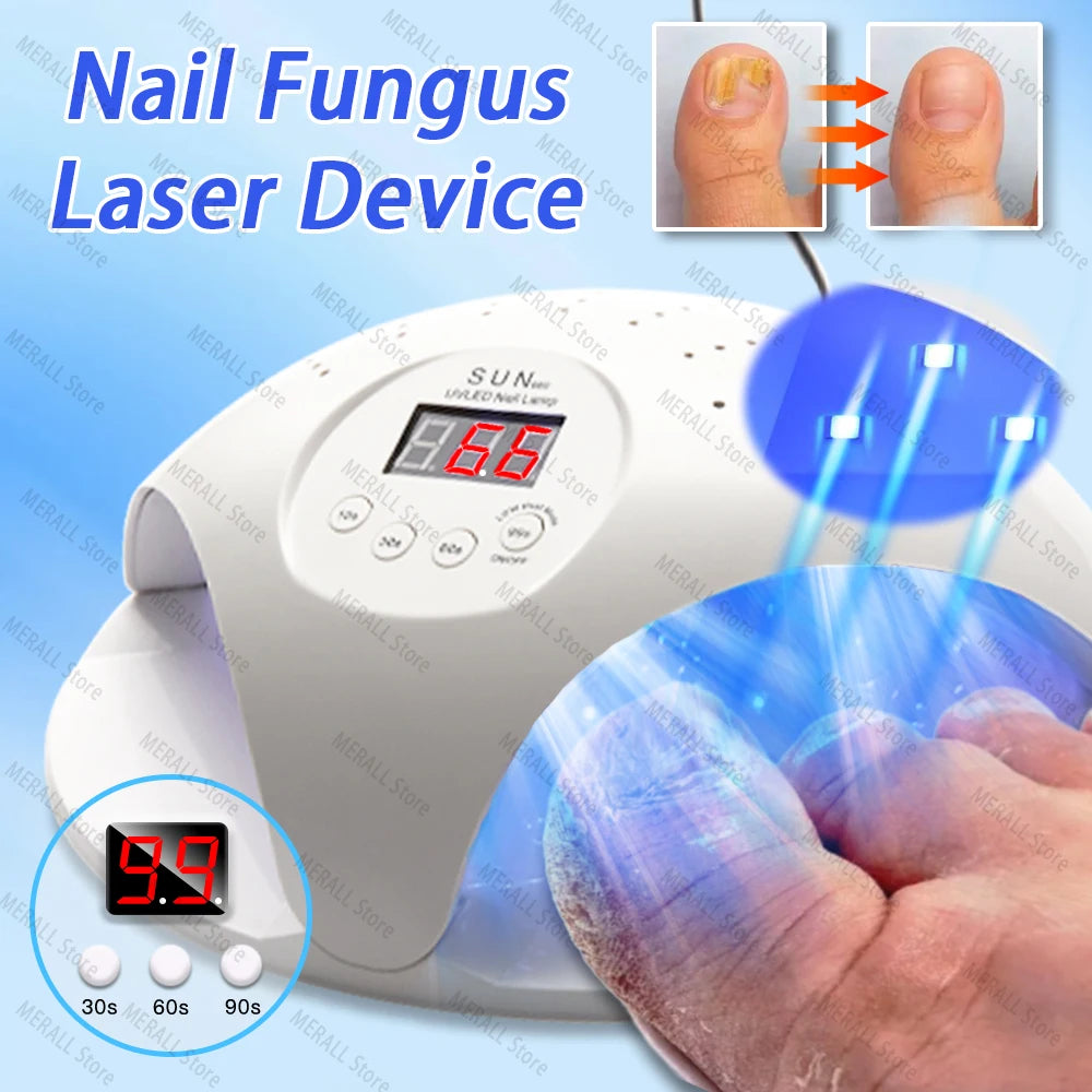 2-in-1 Fungal Nail Laser Device – Fast Repair for Toenail & Fingernail Fungus, Onychomycosis Treatment & Foot Care