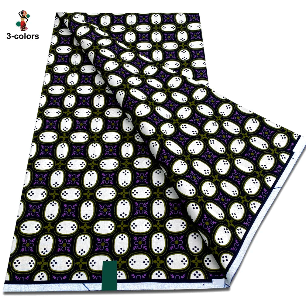 2026 African Ankara Wax Print Fabric - 100% Cotton Soft Dutch Hollandais Pagne for Dresses