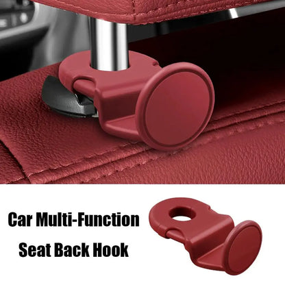 Universal Car Headrest Hooks — Heavy-Duty Back Seat Organizer & Multi-Function Interior Storage Holder
