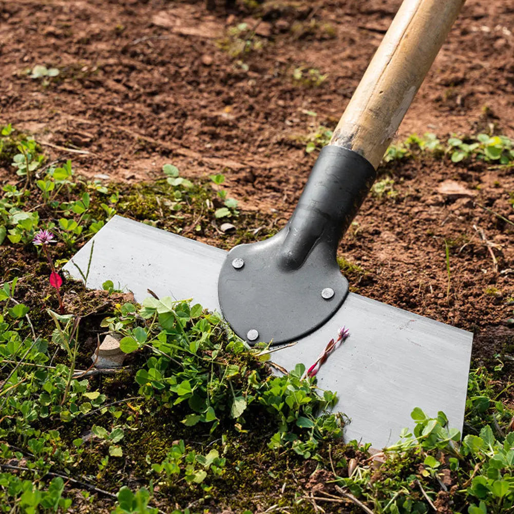 30cm Stainless Steel Weed Removal Shovel – Multifunctional Garden & Farm Tool for Weeding, Planting & Deicing Work