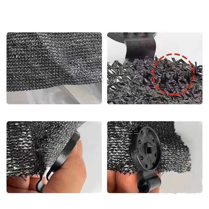 Versatile Shade Cloth Clips Set - 100/50/20 Pcs, Durable Grommet Clamps for Garden Netting, Sunblock Fabric, and Mesh Covers - Ideal for Backyard and Greenhouse Use