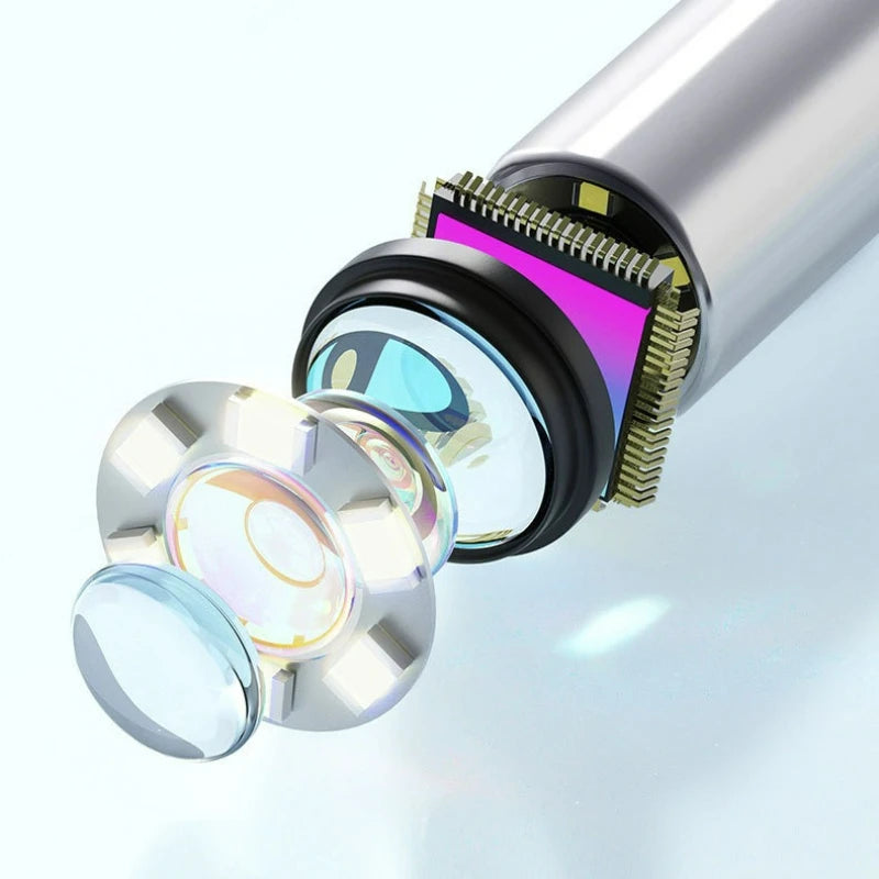 Visual Ear Wax Cleaner with Camera – Safe Earwax Removal Endoscope 5M HD Ear Cleaning Tool with LED Ear Care Inspection Device