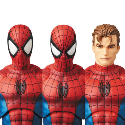 Disney Mafex 075 Spiderman Action Figure – 16cm High-Quality Spider-Man Model with Accessories, Collectible Toy Gift