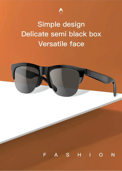 Smart Bluetooth V5.3 Sunglasses – HIFI Audio Glasses with Call Function, UV Protection, Anti-Touch Tech for Outdoor Sports Men & Women