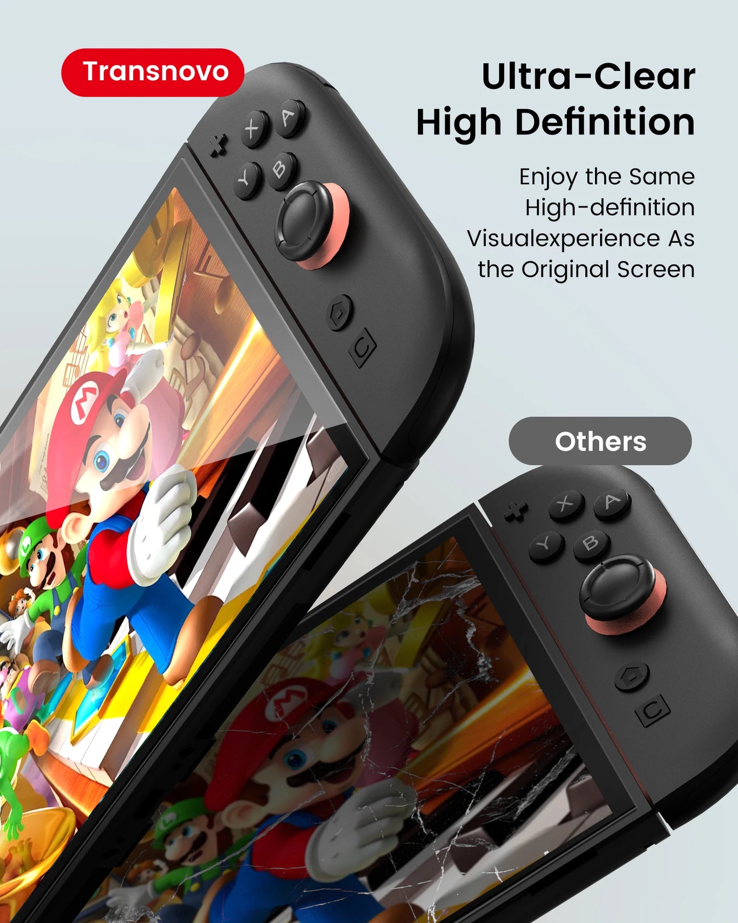 Tempered Glass Screen Protector for Nintendo Switch 2 (2025) — Ultra Clear 9H Hardness, Anti-Fingerprint, NS2 Protective Film