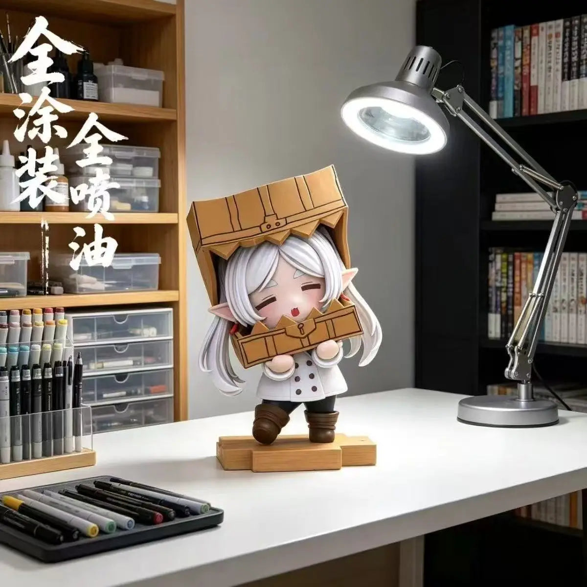 Frieren Q Version Figure - Cute Full-Color Anime Collectible Model for Fans and Display