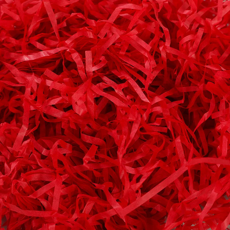 100g Colorful Crinkle Raffia Paper Filler – Shredded Lafite Grass for DIY Wedding, Party, Gift Box & Candy Packaging