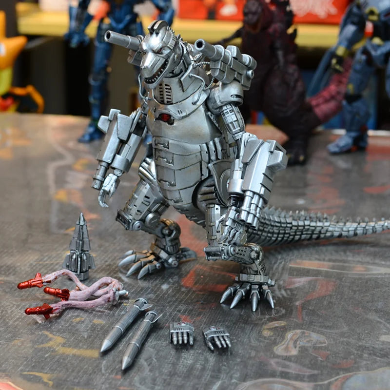 Spot Godzilla & Mecha Godzilla Action Figures – Fully Articulated Anime Model Toys for Kids Collectible Gift