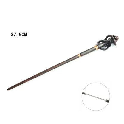 Anime Cosplay Magic Wand - Metal Core Fantasy Toy Prop & Wizard Decoration Accessory