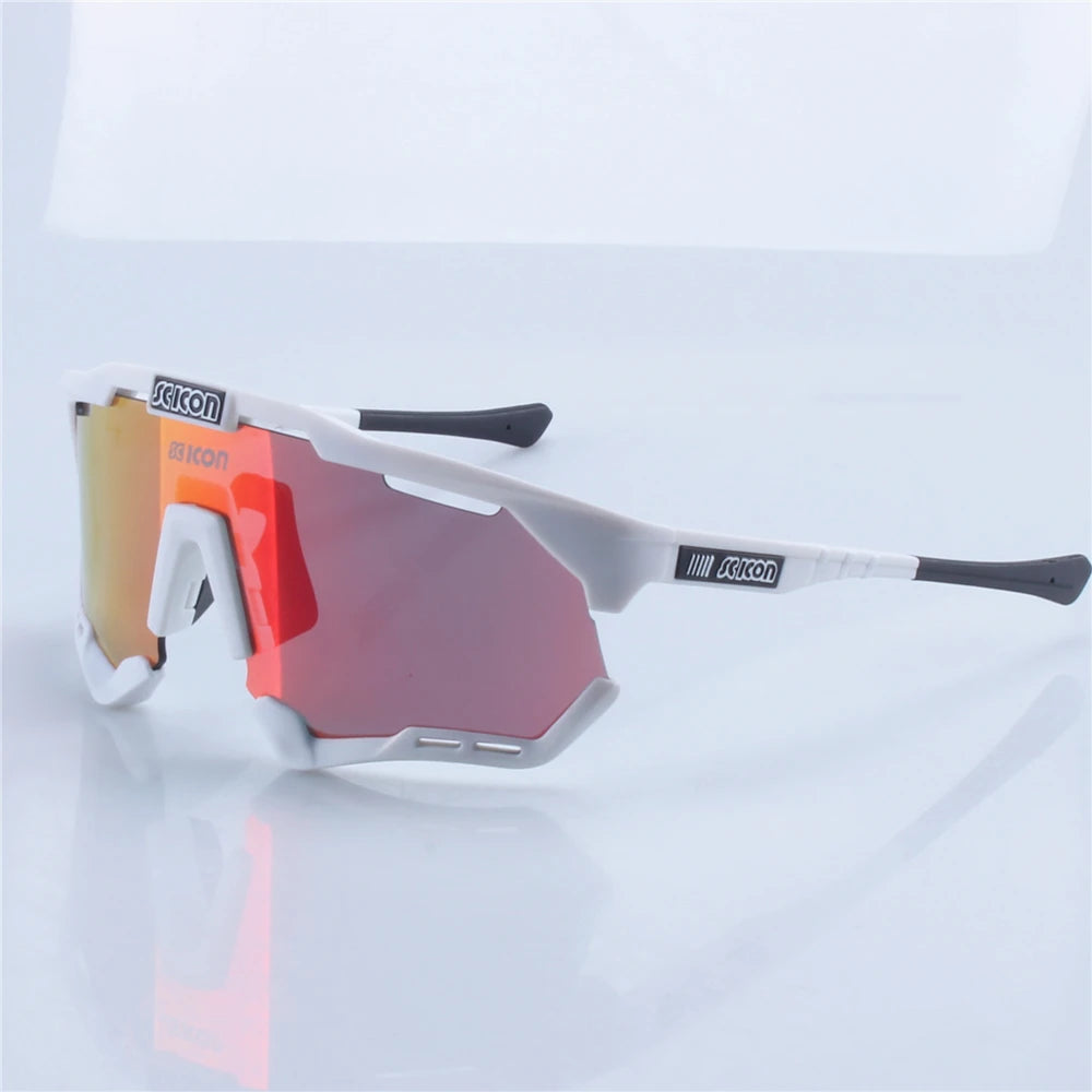 SCICON Cycling Glasses – UV400 Outdoor Sports Sunglasses for Men & Women, MTB & Road Bike Goggles Eyewear