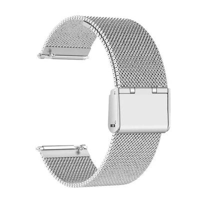22mm/20mm Metal Watch Strap – Compatible with Garmin Vivoactive 3/4/5, Forerunner 245/645/745/965, Venu 2/3, SQ2 Music
