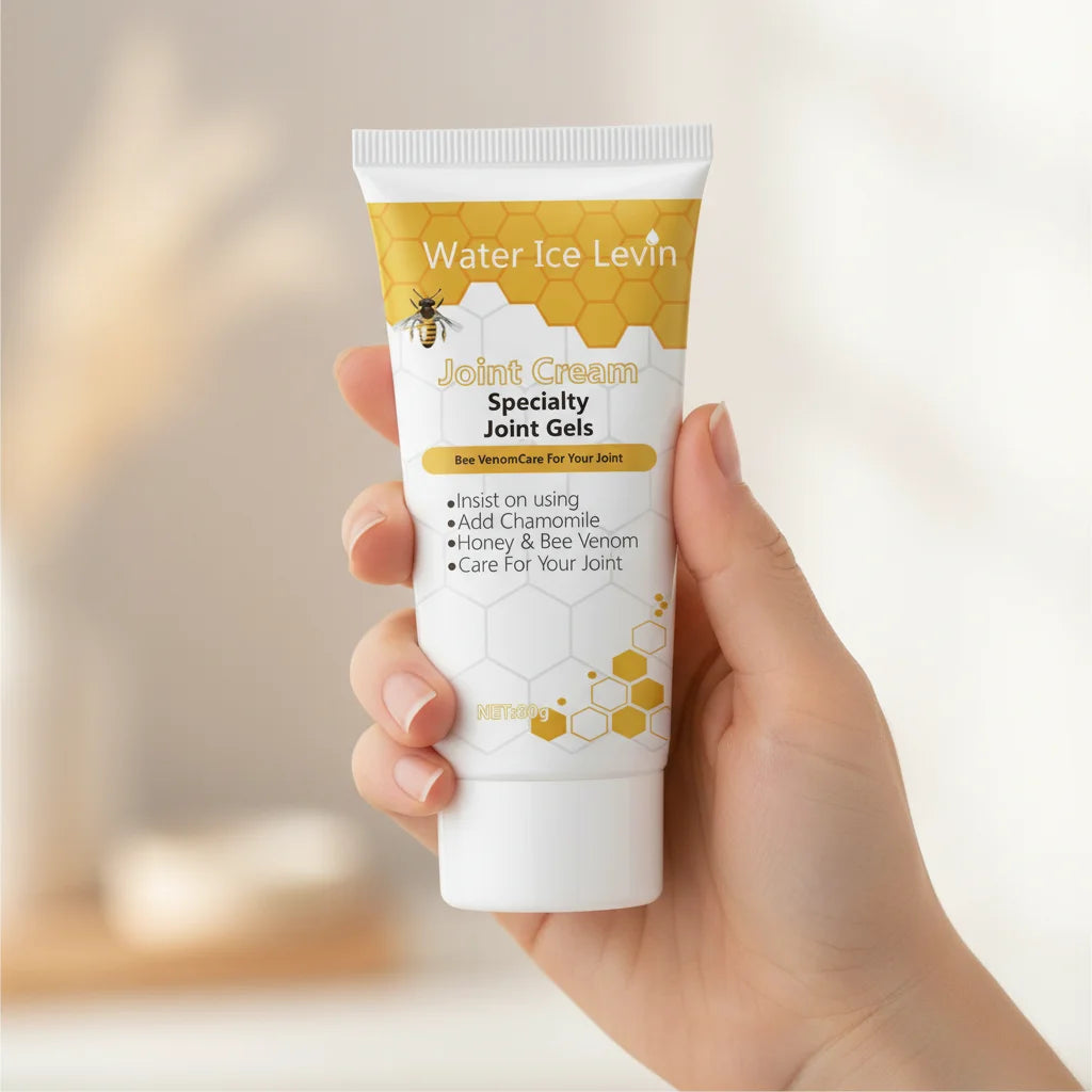 Bee Venom Joint Cream - Hypoallergenic Soothing Moisturizing Lotion with Light Fragrance for All Skin Types