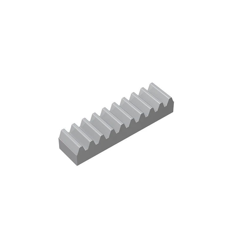 Gobricks GDS-1171 Gear Rack 1x4 — Compatible with LEGO 3743, Educational DIY Building Blocks for Kids