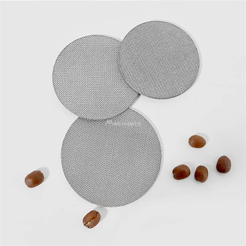 51/53/58mm Reusable Coffee Filter Screen – Heat Resistant Mesh Puck Screen for Espresso Machine Portafilter
