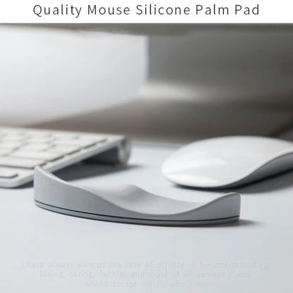 Mouse Wrist Rest Silicone Hand Cushion – Soft Pad Palm Support, Durable Armrest for Business, Office & Gaming Use