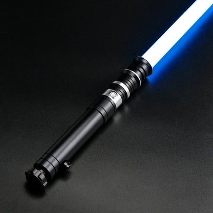 TXQSABER Heavy Dueling Lightsaber – Neo Pixel RGB Laser Saber with Metal Hilt, Smooth Swing Combat Cosplay Luminous Toy for Kids