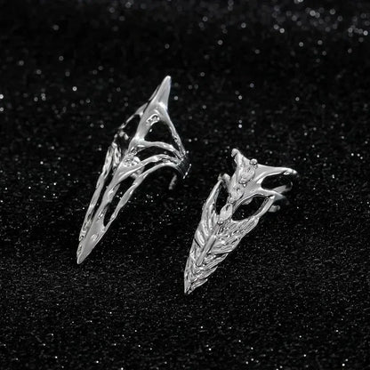 New Gothic Rock Punk Fingertip Nail Ring | Metal Manicure Jewelry Accessories for Women, Party & Gift for Girlfriends