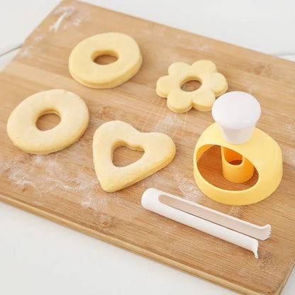 DIY Creative Donut Mold - Cake Decorating Tools, Kitchen Baking Accessories, Doughnuts Cooking Cutter, Desserts, and Bread Cutting Maker