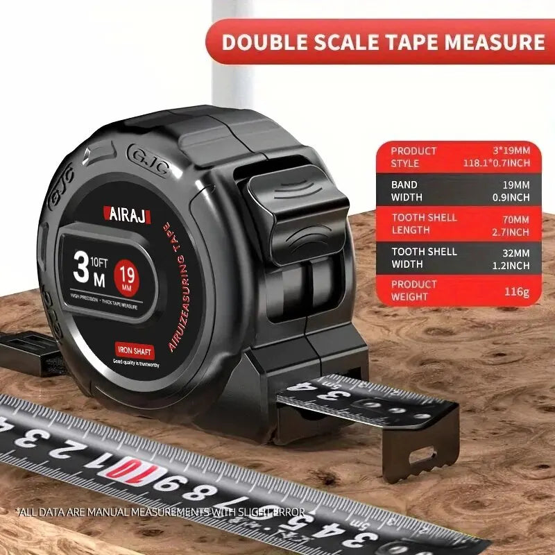 High-Precision Measuring Tools — 3/5/7.5M Waterproof & Anti-Corrosion Tape Measure for Woodworking & Household Use
