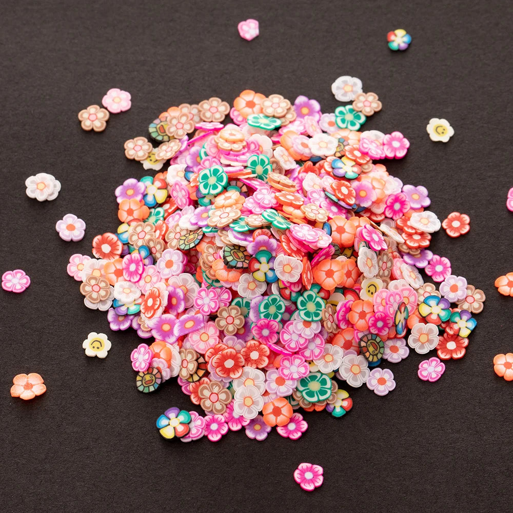 1000PCS Polymer Clay Fruit Slices – Resin DIY Craft Supplies for Jewelry, Epoxy, Silicone Mold & Cellphone Decoration
