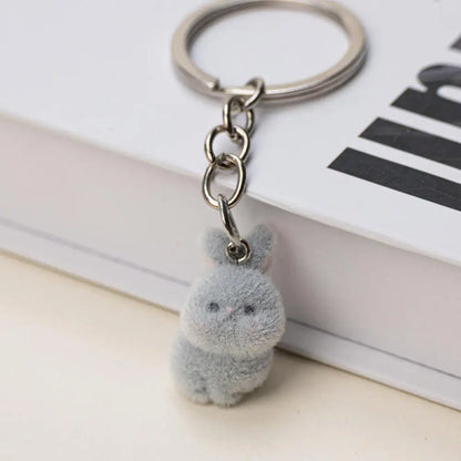 Cartoon Plush Koala Keychain – Cute Fluffy Doll Bag Pendant, DIY Keyring Charm Gift for Women