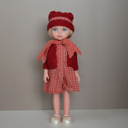 13-Inch Lifelike Girl Doll – Movable Figure with Clothes & Shoes, Realistic Toy Birthday Gift