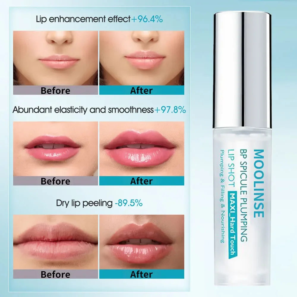 BP Spicule Plump Lip Shot – Instant Lip Volumizer, Long-Lasting Moisturizing Lip Plumper Gloss for Sexy Beauty Makeup