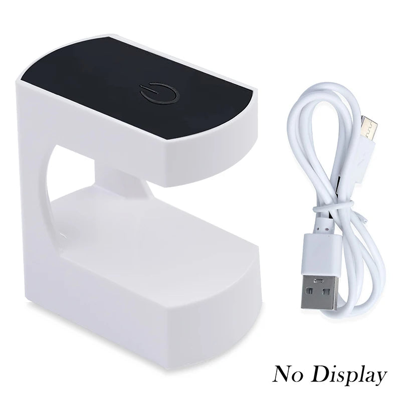 6-LED Mini Nail Drying Lamp - USB UV Gel Polish Curing Light for Manicure & Home or Travel Use