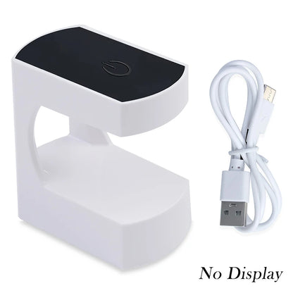 6-LED Mini Nail Drying Lamp - USB UV Gel Polish Curing Light for Manicure & Home or Travel Use
