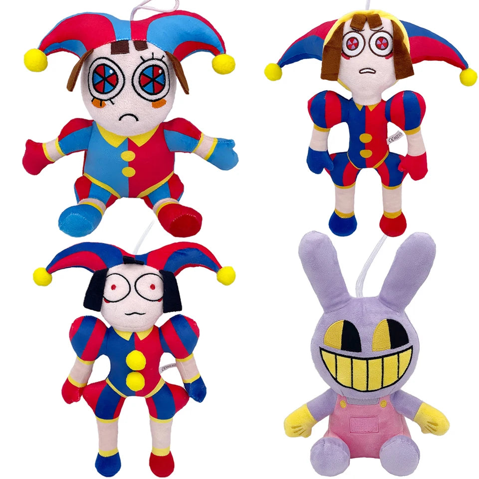 Amazing Digital Circus Clown Rabbit Plush Toy – Soft Stuffed Doll for Collectors and Gifts