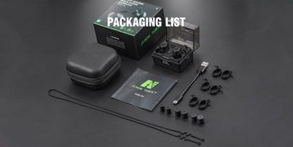 ARM NEXT E30 Tactical Bluetooth Headset – Electronic Noise-Cancelling Earplugs NRR27dB for Shooting
