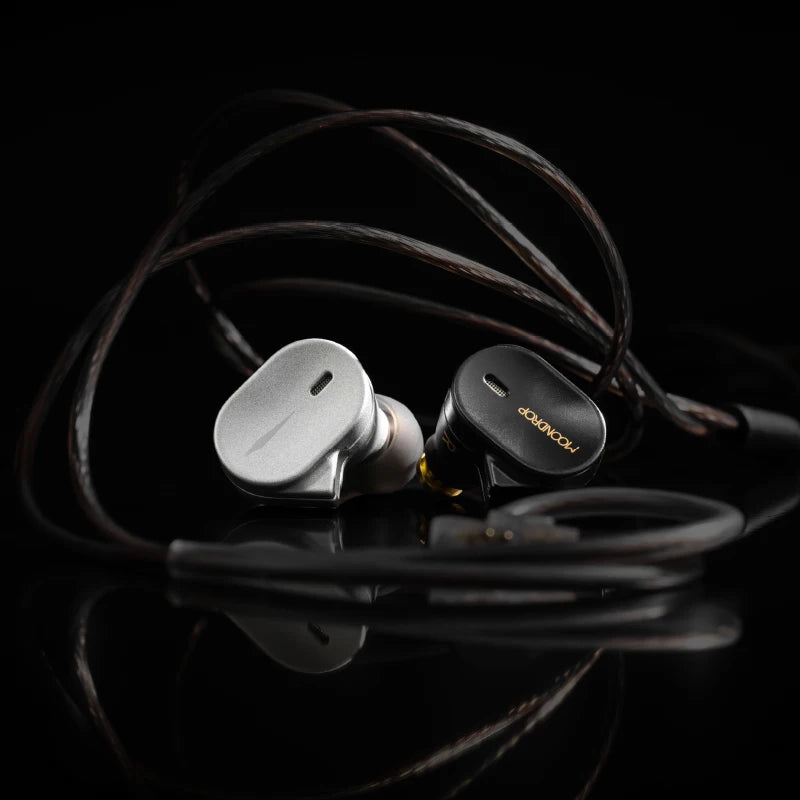 MOONDROP CHU III Wired Earphones - Aluminum-Magnesium Alloy Dome Dynamic Driver IEMs