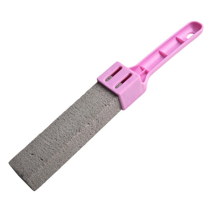 Natural Pumice Stone Toilet Cleaning Brush - Tough Stain and Dirt Remover with Easy-Hang Design for Bathroom Cleaning
