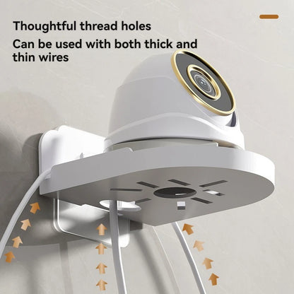 Universal Non-Drilling Wall Mount for CCTV Camera, Durable and Space-Saving Storage Holder