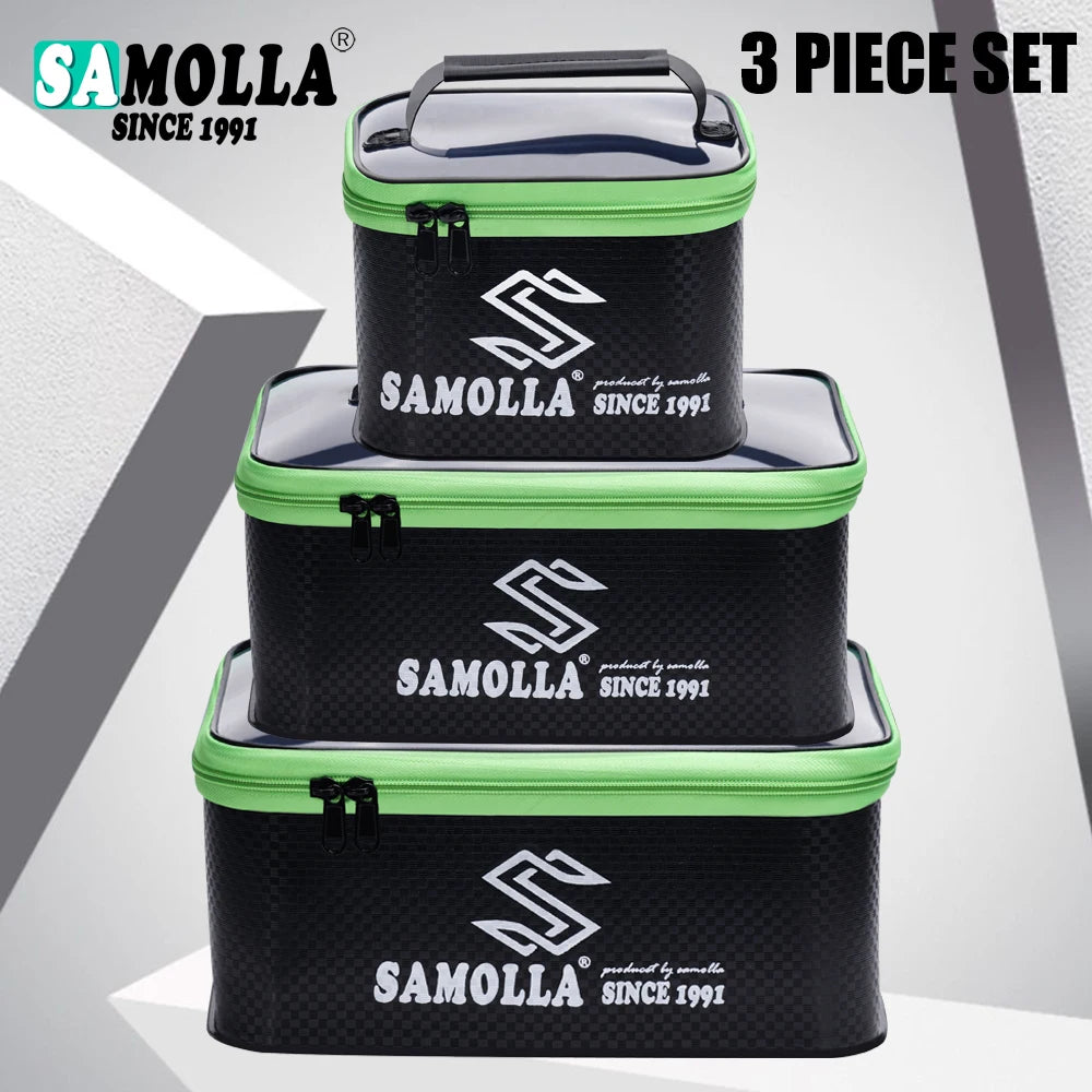EVA Thickened Waterproof Fishing Box Bag – Live Fish Bucket and Storage Case for Gear, Main/Sub Line, and Floats