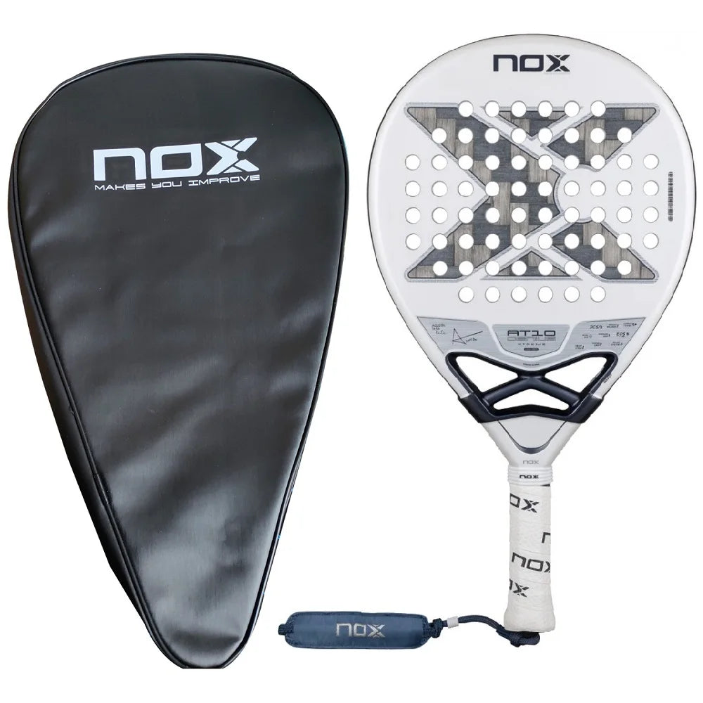 NOX Padel Tennis Racket - Carbon Fiber Diamond-Shaped EVA Sports Racquet