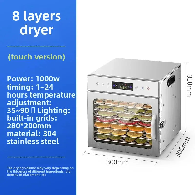 Beef Jerky & Fruit Dehydrator – Air Drying Machine for Snacks, Fruits, Vegetables & Pet Treats