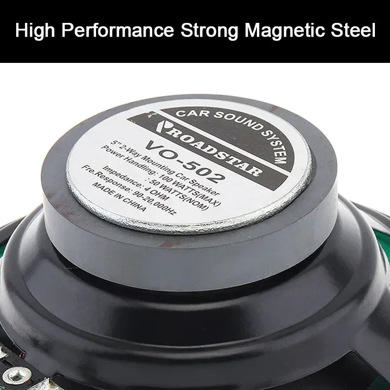 Universal Car Coaxial Speakers 4, 5 & 6.5 Inch - HiFi Full Range Automotive Audio with Enhanced Stereo Sound