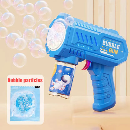 Fully Automatic Rocket Bubble Gun – Outdoor Bubble Blower with Liquid for Kids Beach Toy Gifts