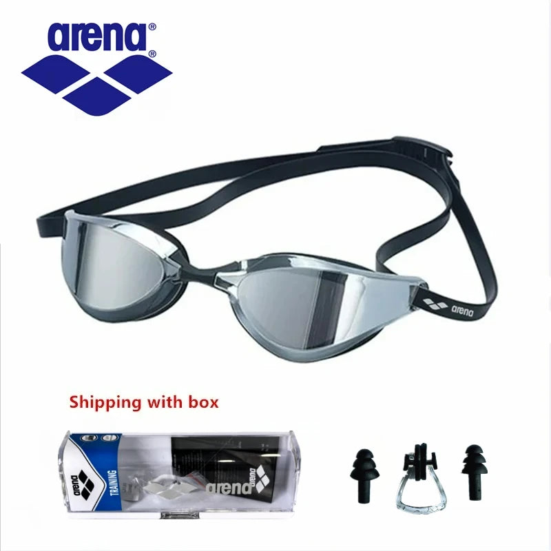 ARENA Professional Racing Swimming Goggles – HD Anti-Fog Waterproof UV400 Lens, Competition & Training Swim Glasses for Clear Vision