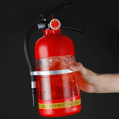 1.5L Wine & Beer Drink Dispenser — Fire Extinguisher Style Pourer for Wine, Spirits & Party Beverages, Bar Accessory