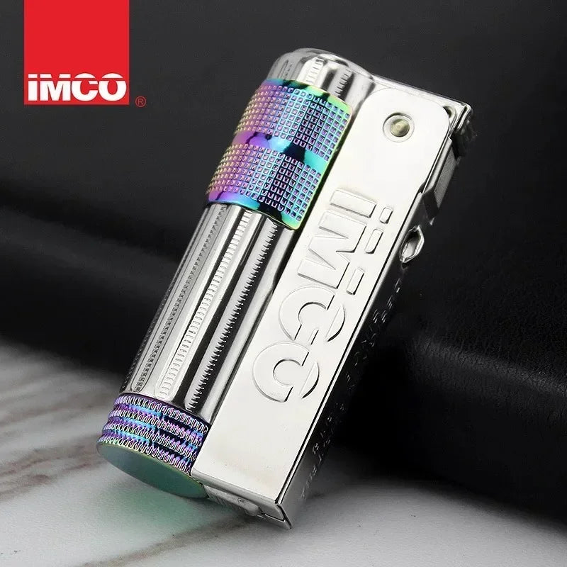 IMCO Aiku 6700 Metal Lighter – Austrian Retro Trench Design, Windproof Kerosene Lighter for Men’s Smoking Gift