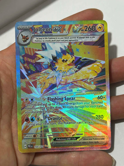 Anime Eeveelution Trading Card SV8 – Eevee, Umbreon, Sylveon, Leafeon, Vaporeon PTCG Collectible Gift