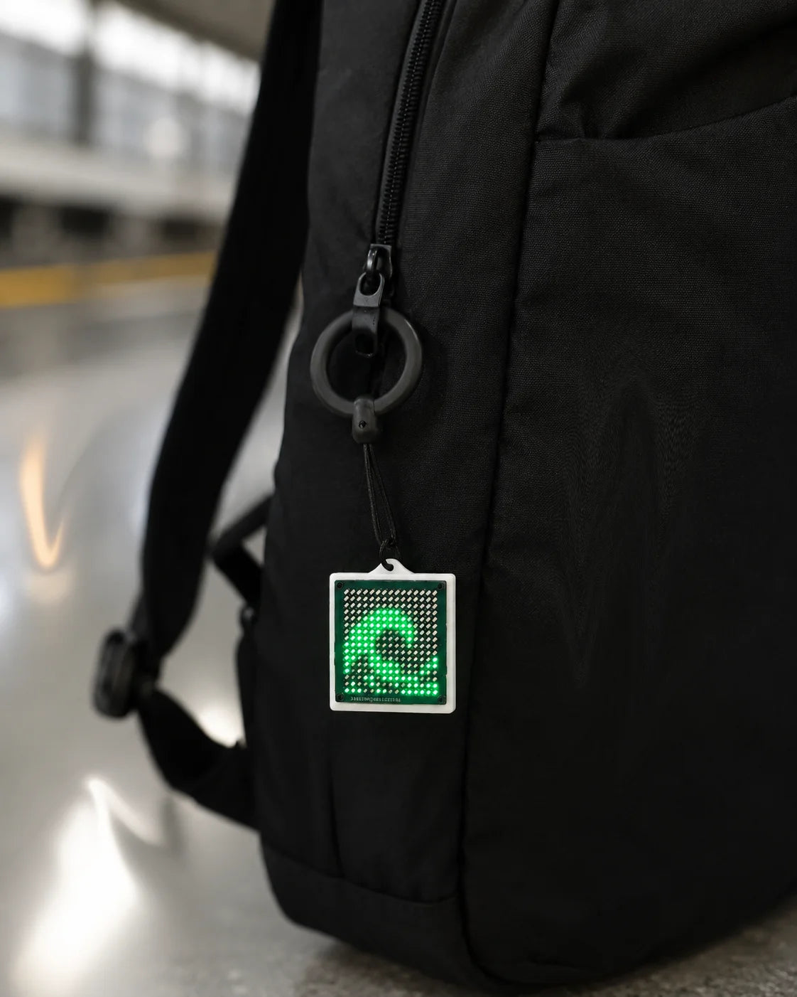 Water Wave Flow Simulation Pendant - Luminous Desktop Ornament & Decorative Bag or Necklace Charm