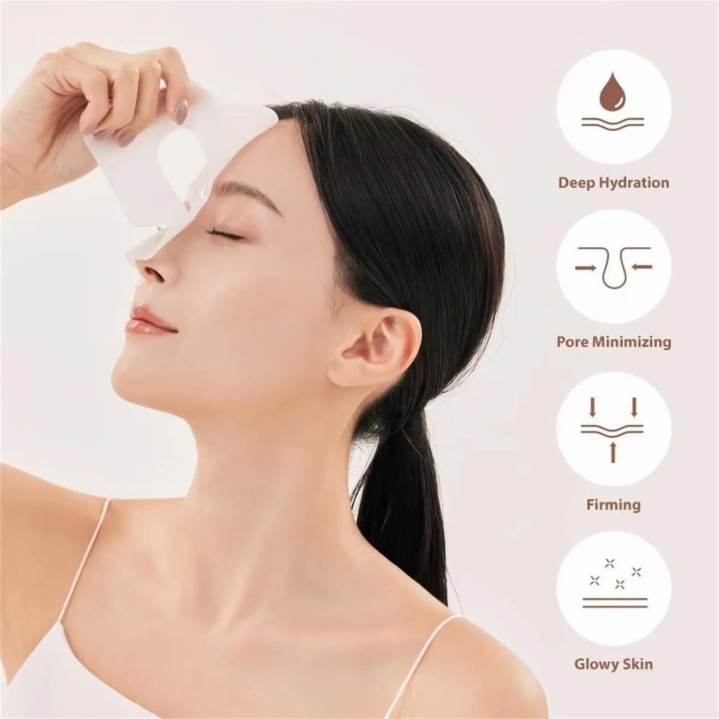 Deep Collagen Overnight Mask – Facial Sheet Mask with Low Molecular Collagen for Firming & Elasticity