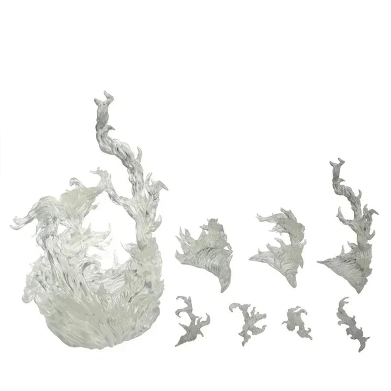 Whirlwind Flame & Ice Special Effects Model Stand — Luffy Figure DIY Accessories Movable Display Base