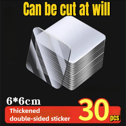 Double-Sided Nano Adhesive Tape – Reusable Super Strong Transparent Waterproof Wall Mount Stickers for Home & Office Use
