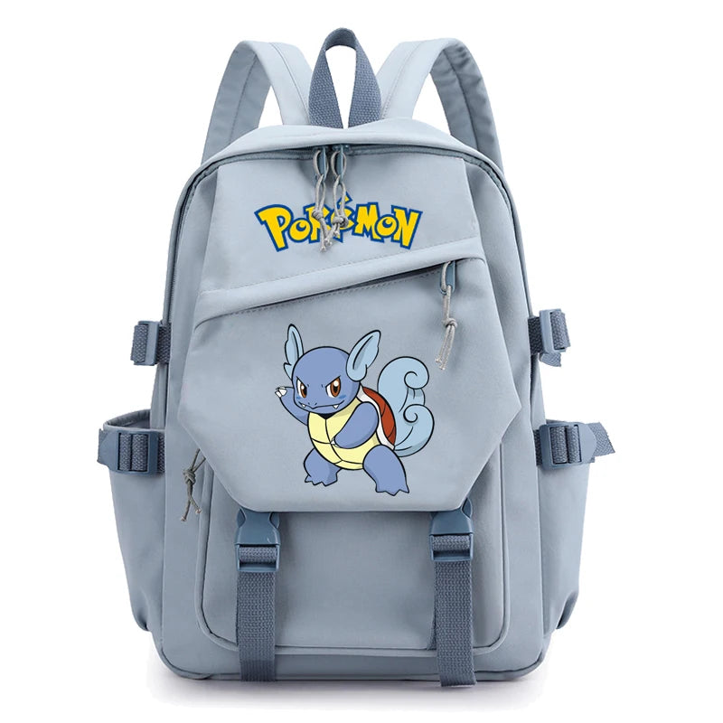 Pokemon Waterproof Women’s Backpack – Pikachu, Gengar, Snorlax Schoolbag for Girls & Students