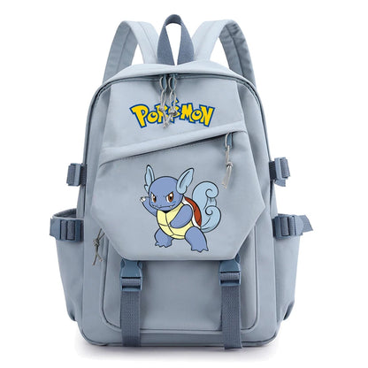 Pokemon Waterproof Women’s Backpack – Pikachu, Gengar, Snorlax Schoolbag for Girls & Students