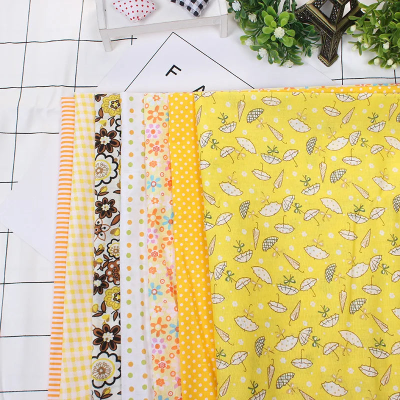 Printed Cotton Fabric Squares 25×25cm — Sewing, Quilting, Patchwork & DIY Handmade Craft Material